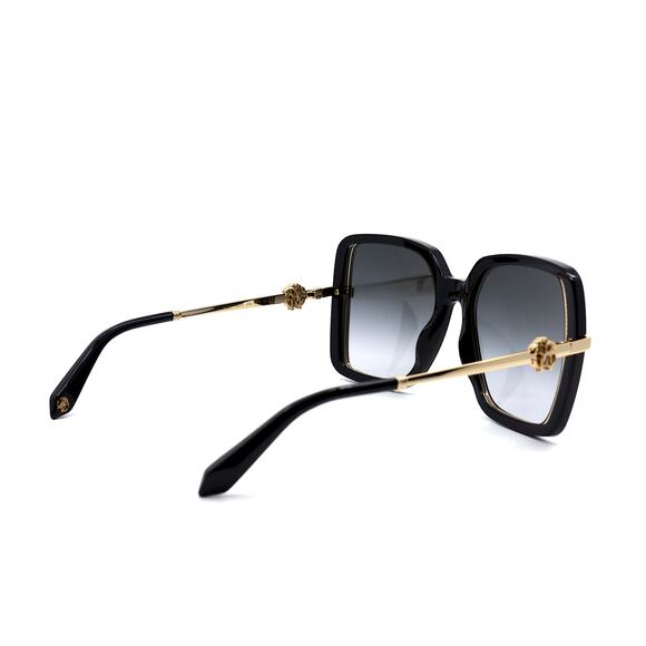 NEW ROBERTO CAVALLI SRC007 BLACK GOLD GREY LENS AUTHENTIC SUNGLASSES - Picture 6 of 10